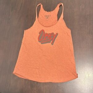 Obey tank top size med 
Like new